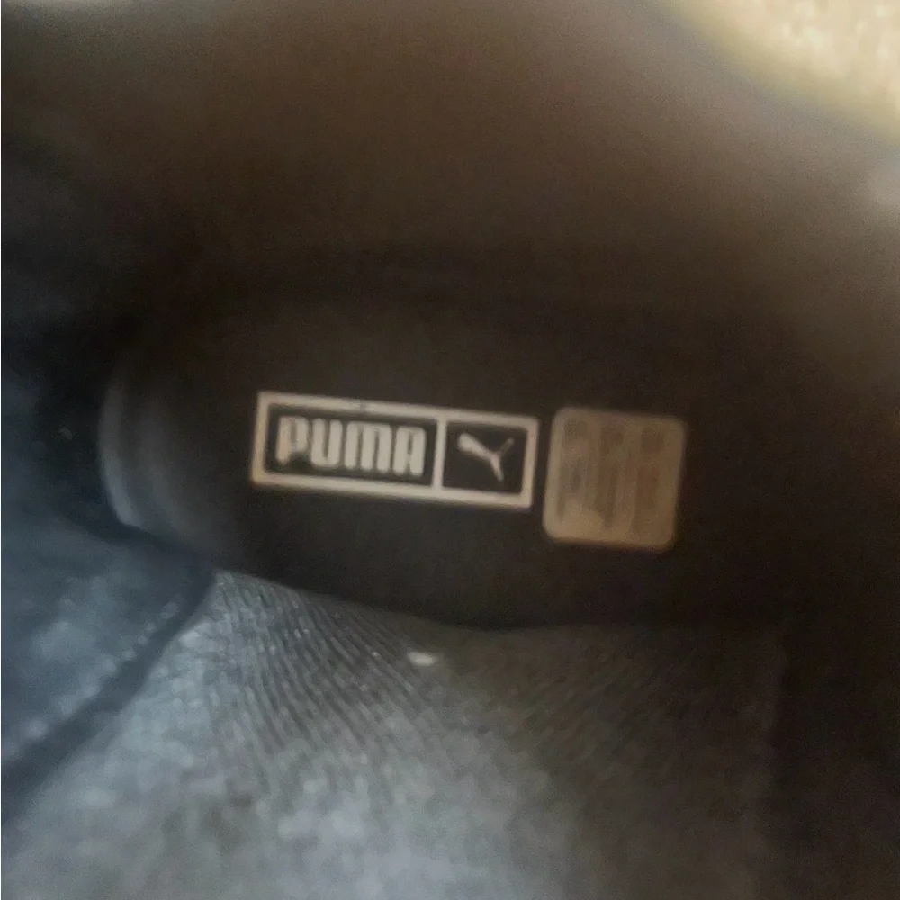 PUMA FENTY Chelsea Platform Boots Black Suede Size 7.5 - Picture 7 of 8